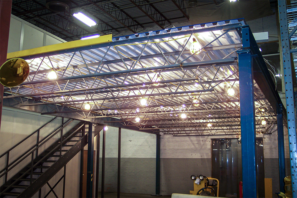 Refurbished Steel Mezzanines American Surplus
